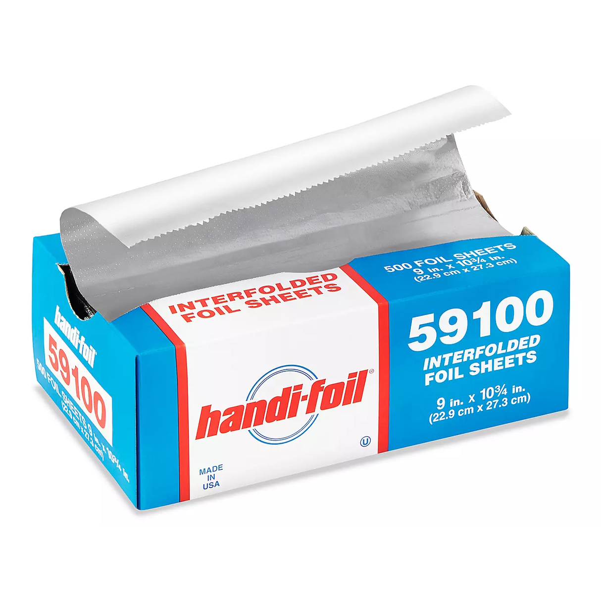 Aluminum Foil Pop-up Sheets (9 x 10.75in), 500 Sheets