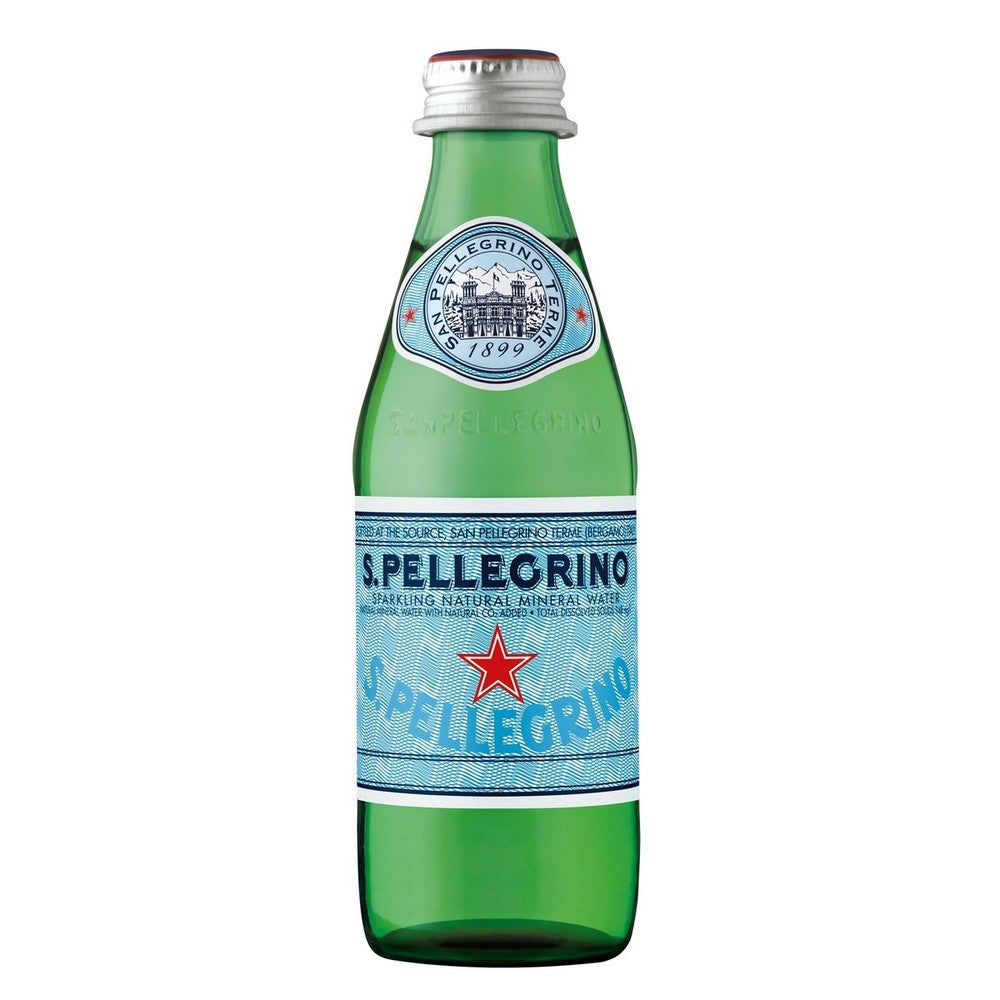 San Pellegrino Carbonated Mineral Water 250mL - 24pk