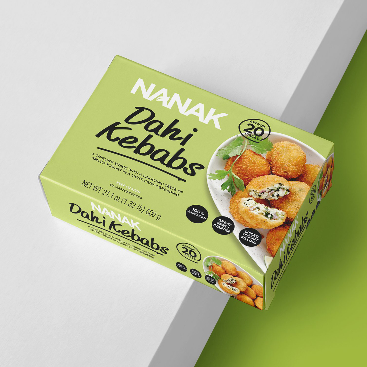 Nanak Dahi Kebab 600g - 10 Pack