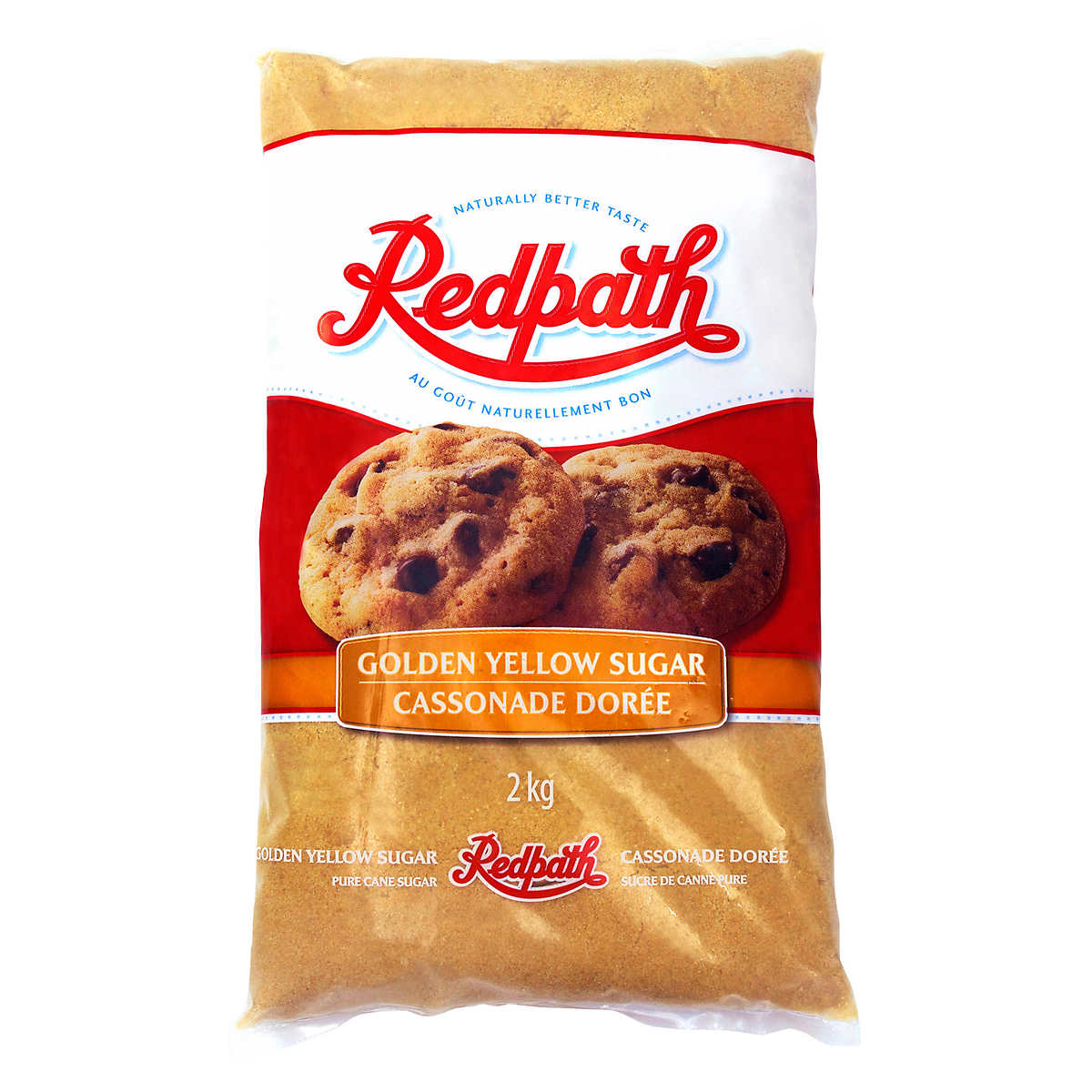 Redpath Golden Yellow Sugar 2kg, 10 Count
