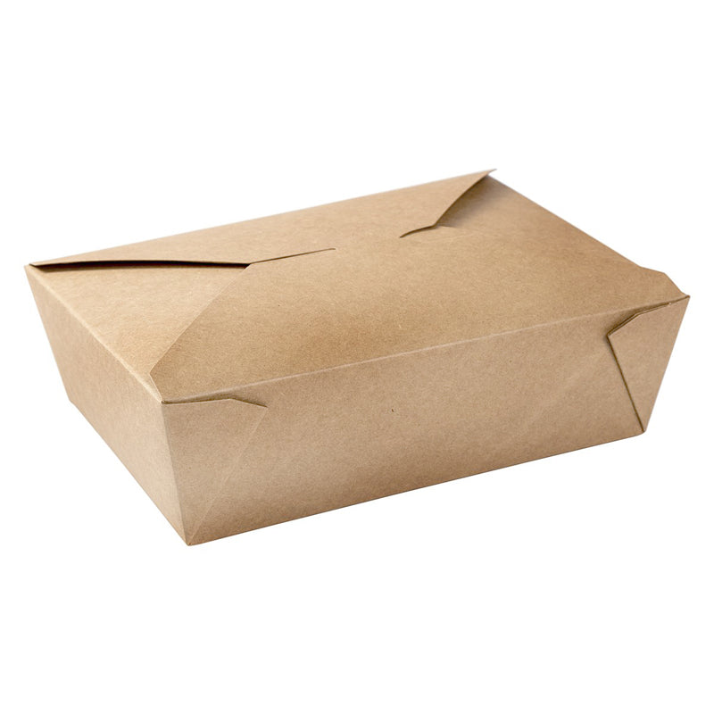 Paper Take-Out Container (Natural #3, 1950mL/66oz), 200 Count