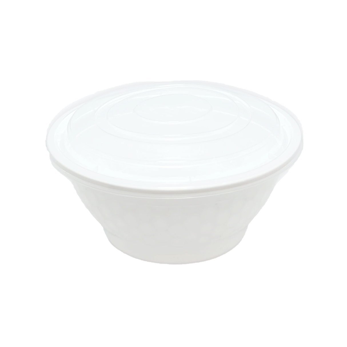 Bowl PP Container & Lid (32oz, Regular, White), 150 Count