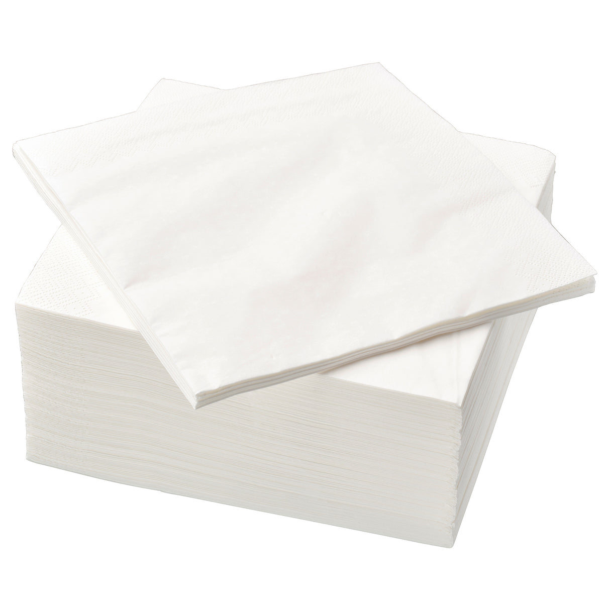 Luncheon Napkins (1-Ply, 10in x 10in, 1/4 Fold, White), 6000 Napkins