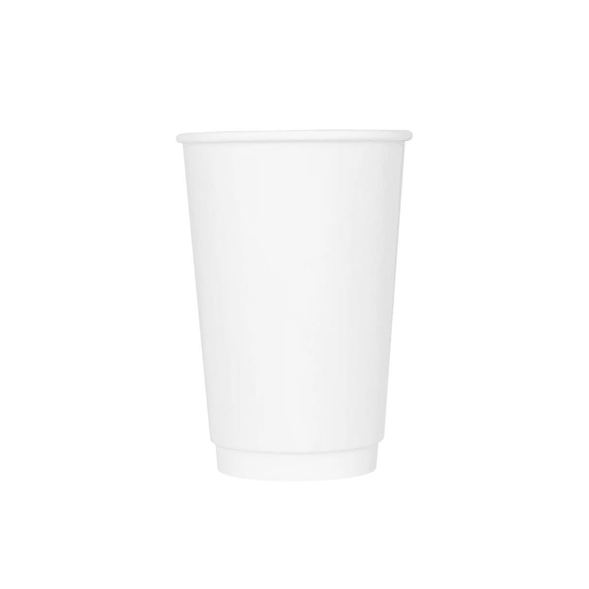 Insulated Paper Cup (16oz, Double-Wall, White) 500 Count