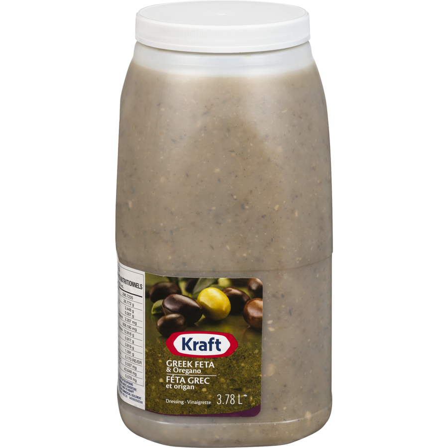 Kraft Greek Feta & Oregano Dressing 3.78L