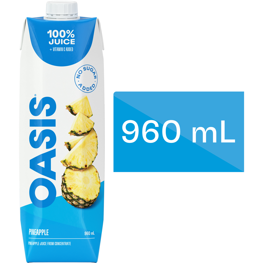 Oasis Pineapple Juice 960mL - 12pk