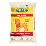 Sher Besan Flour Super Fine, 4lb/1.81kg