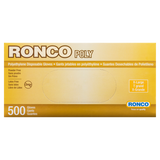 Ronco Poly Gloves X-Large, 500/box
