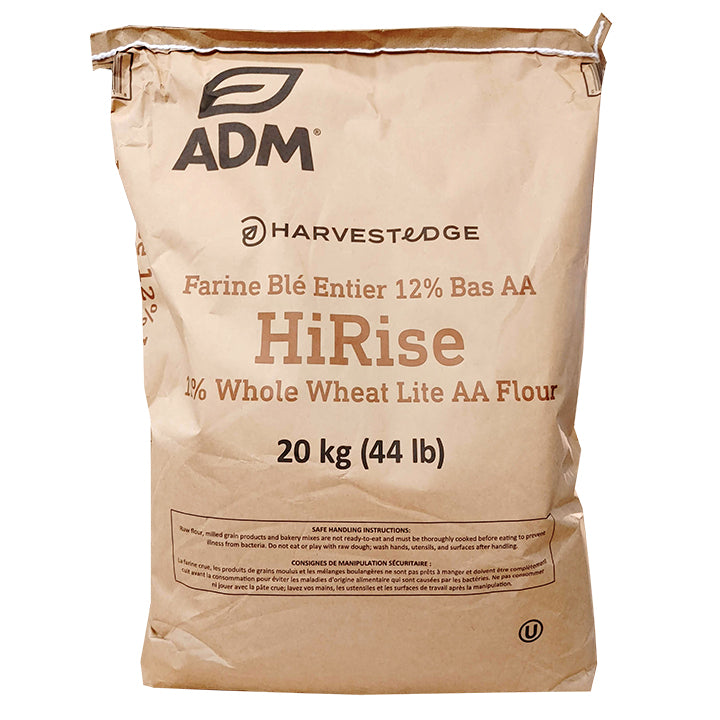 ADM HiRise 12% Coarse Whole Wheat Flour, 20kg