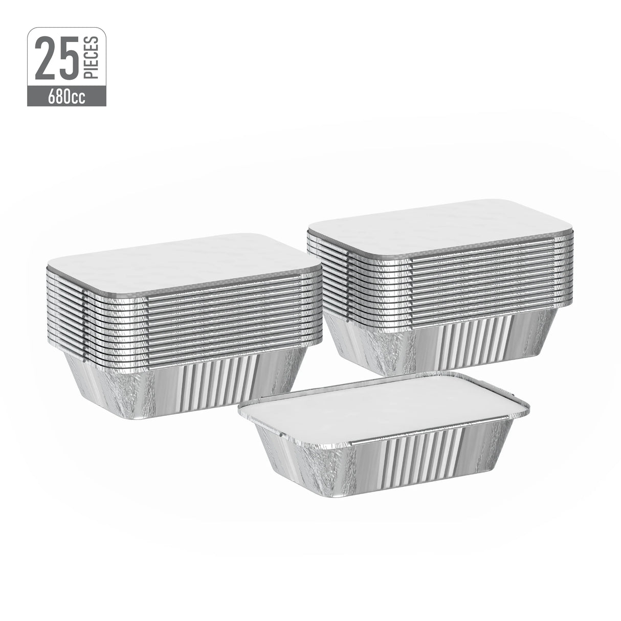 Oblong Foil Container (2.25lb, Regular), 500 Count