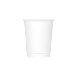 Insulated Paper Cup (8oz, Double-Wall, White), 500 Count
