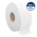 Cascades B140 Jumbo Bath Tissue (2-Ply, White, 3.25in x 1000ft), 12 Rolls