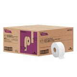 Cascades B140 Jumbo Bath Tissue (2-Ply, White, 3.25in x 1000ft), 12 Rolls