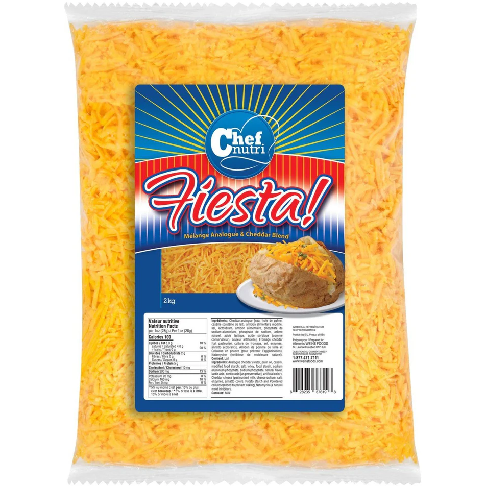 Chef Nutri Cheddar Shred Topping, 2kg