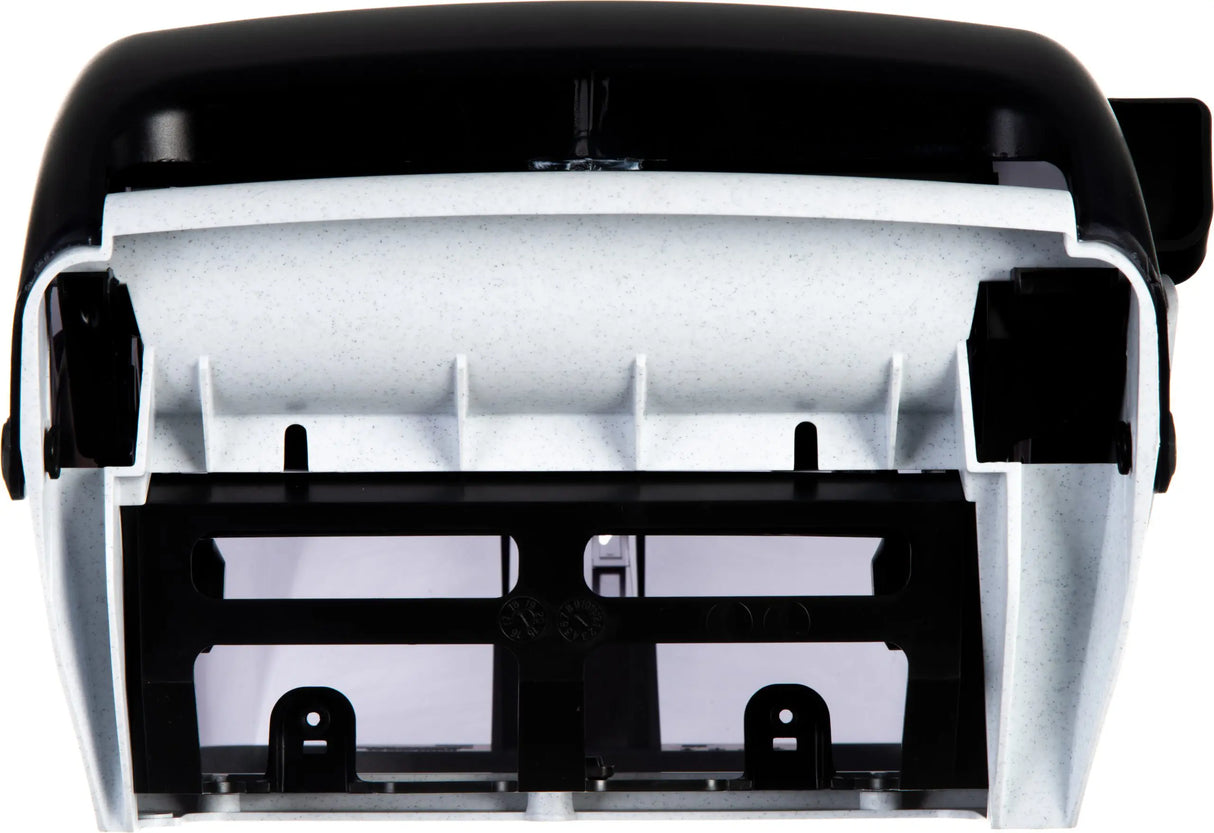 San Jamar Lever Hand Towel Roll Dispenser (Single Roll, Universal, Black) 1 Count