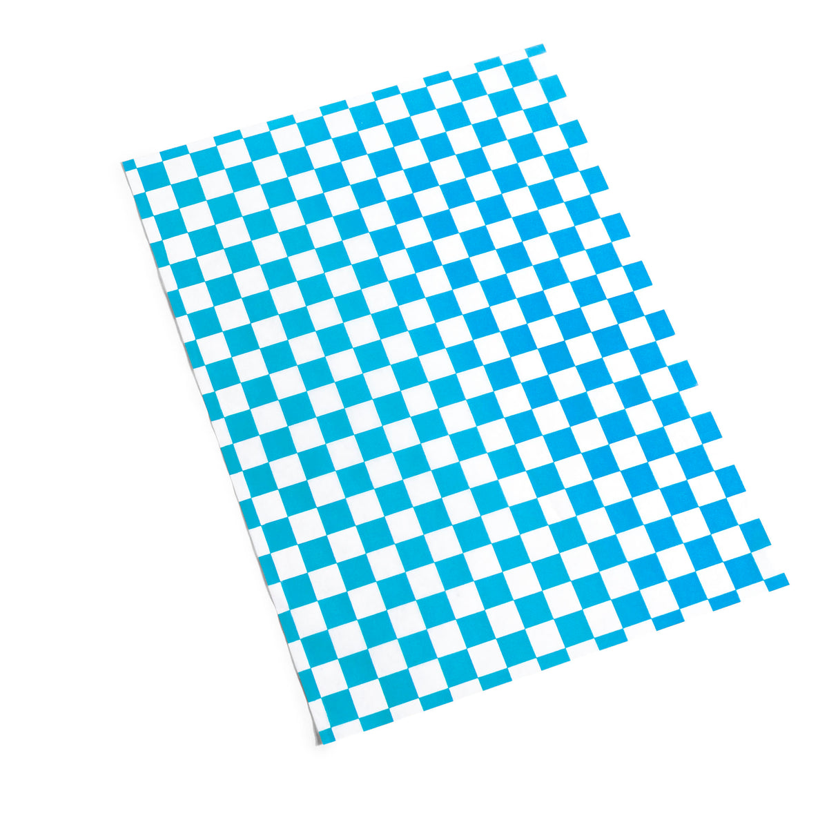 Basket Liners Blue Checkered (12in x 12in) - 1000 Pack