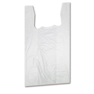 Shopping Bag Low Density S2 (15 x 18-in, White), 16/17lb
