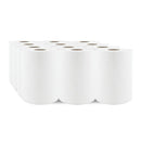 H030 Roll Paper Towel (1-Ply, White, 350ft), 12 Rolls
