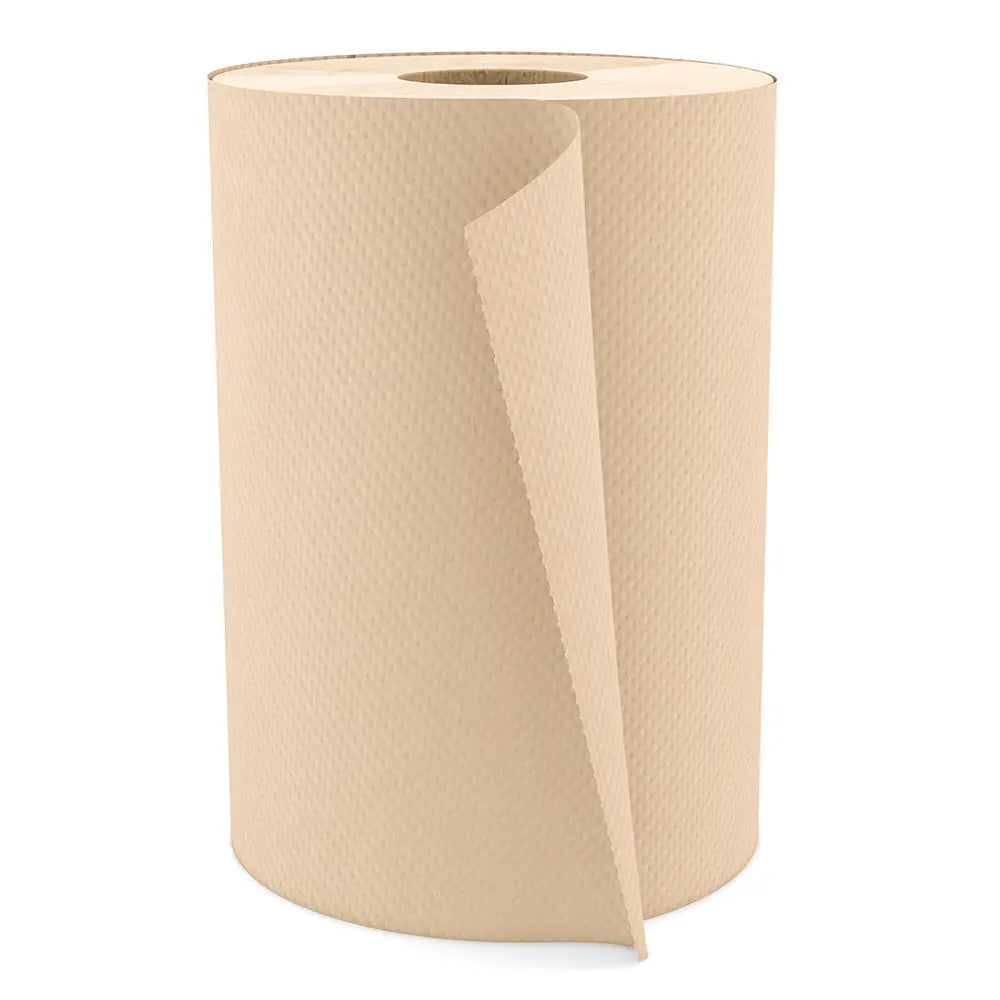 H045 Roll Paper Towel (1-Ply, Natural, 425ft), 12 Rolls