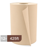 H045 Roll Paper Towel (1-Ply, Natural, 425ft), 12 Rolls