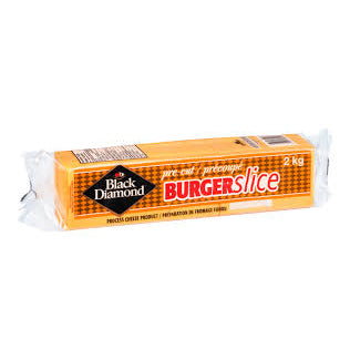 Black Diamond Burger-Slice Process Cheese 2kg