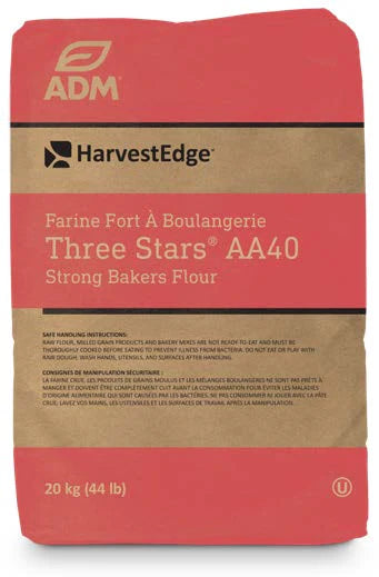 ADM Three Stars Strong Bakers Flour, 20kg