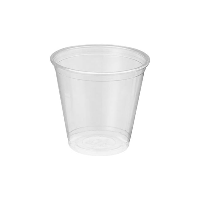 Plastic Cups Clear PET (296mL/10oz, 78mm), 1000 Count