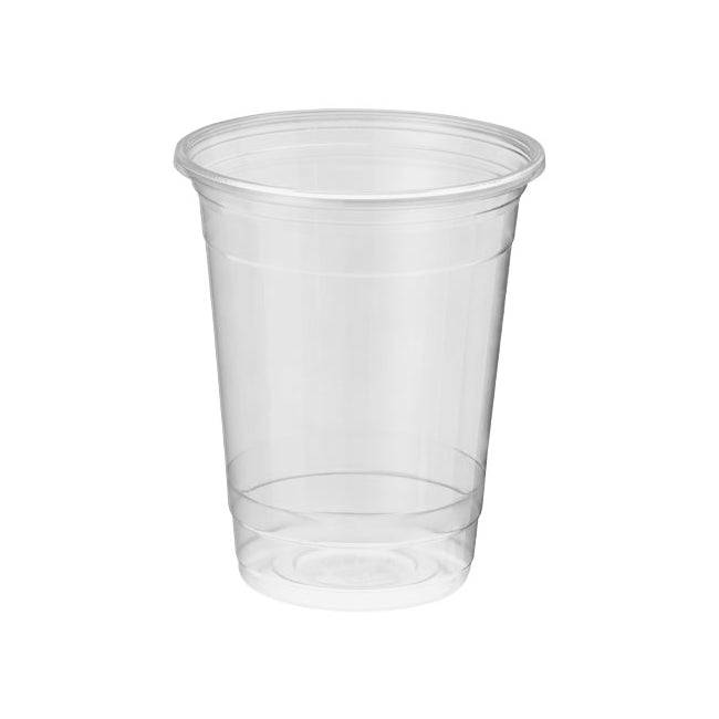 Plastic Cups Clear PET (355mL/12oz, 92mm), 1000 Count