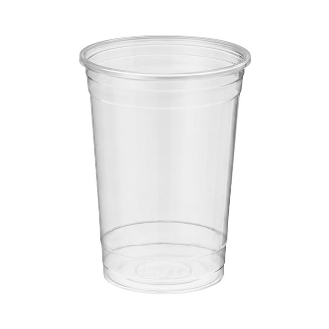 Plastic Cups Clear PET (473mL/16oz, 98mm), 1000 Count
