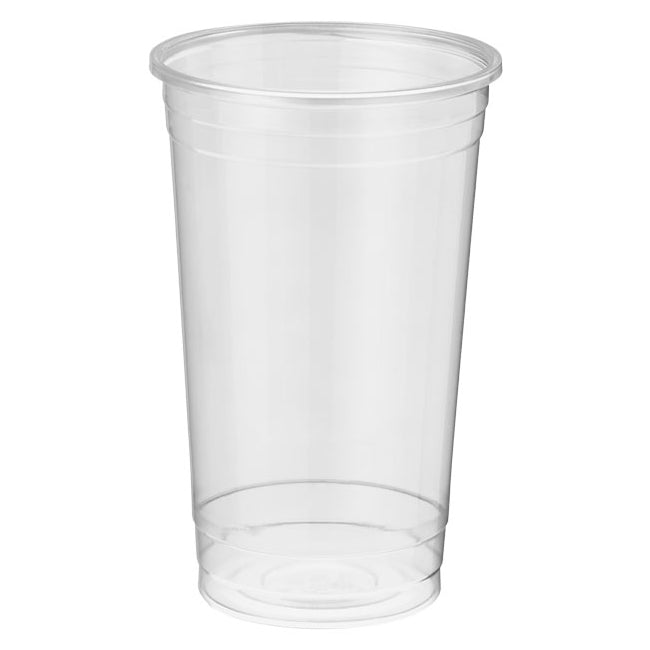 Plastic Cups Clear PET (591mL/20oz, 98mm), 1000 Count