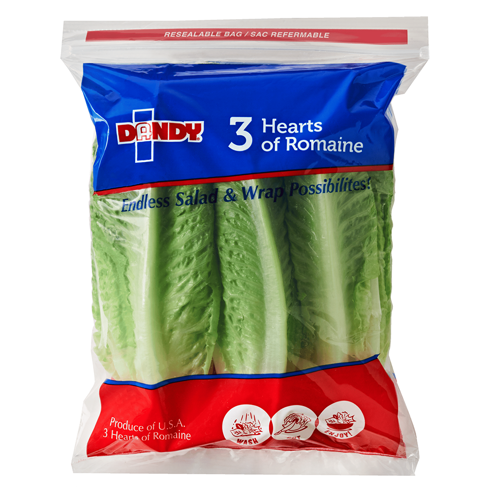 Romaine Hearts Economy Lettuce, 3PC, 12 Count