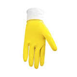 Flocklined Rubber Gloves (Medium, Yellow), Pair