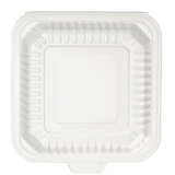 SavyPak Hinged PP Take-Out (8 x 8 x 3in, 1 Comp), 150 Count