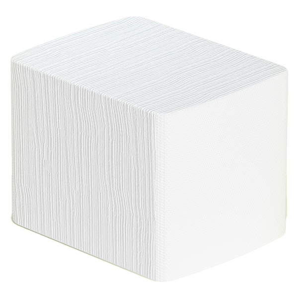 Luncheon Napkins (1-Ply, 10in x 10in, 1/4 Fold, White), 6000 Napkins