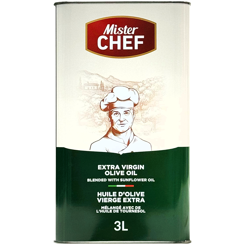 Mister Chef Extra Virgin Olive Oil & Sunflower Oil Blend 3L