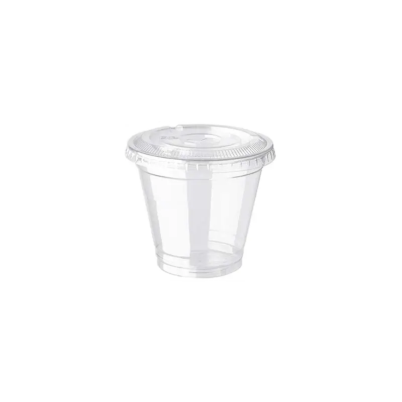 Plastic Cups Clear PET (237mL/8oz, 78mm), 1000 Count