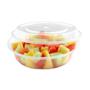 Round 7in PP Container & Lid (24oz, Premium, Clear), 150 Count