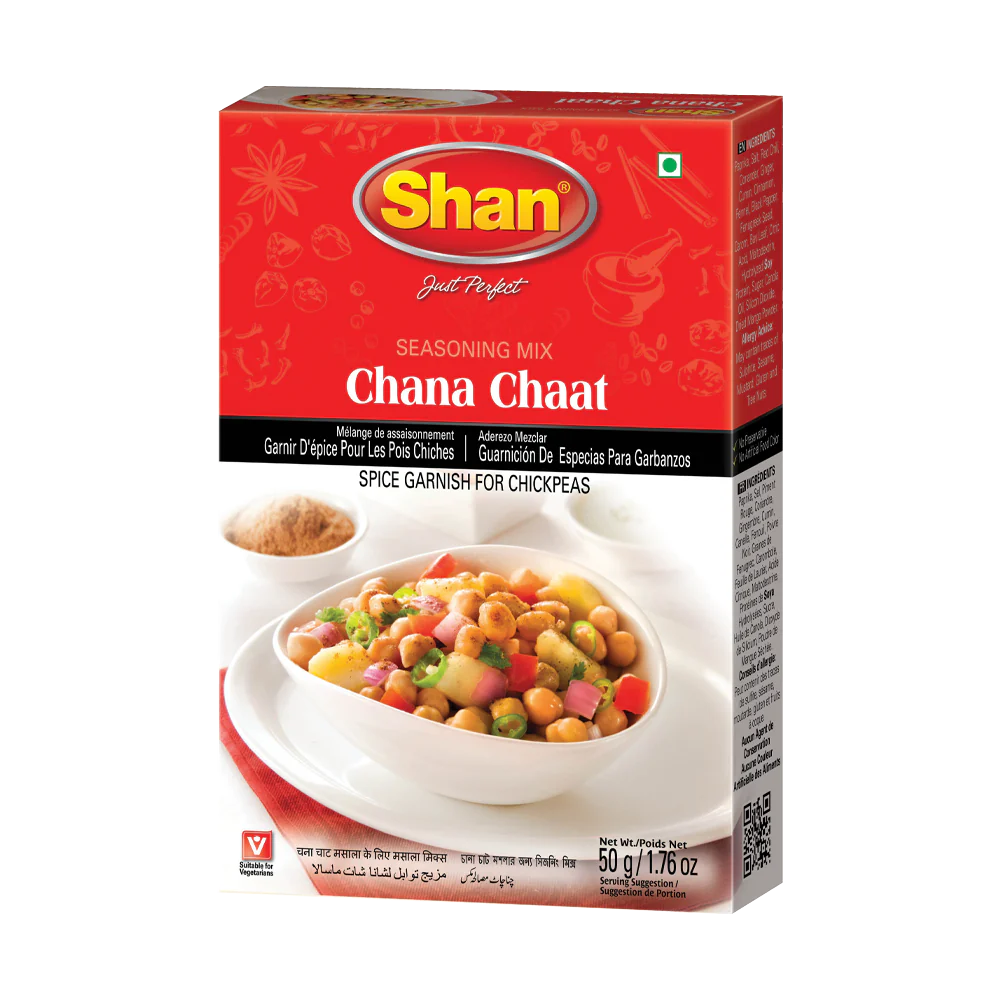 Shan Channa Chaat Masala Mix 50g, 6 Count