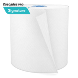 Cascades T116 Premium Roll Paper Towel (1-Ply, White TAD, 775ft), 6 Rolls