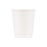 Insulated Paper Cup (8oz, Double-Wall, White), 500 Count