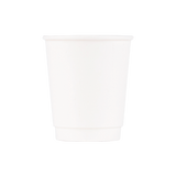 Insulated Paper Cup (8oz, Double-Wall, White), 500 Count