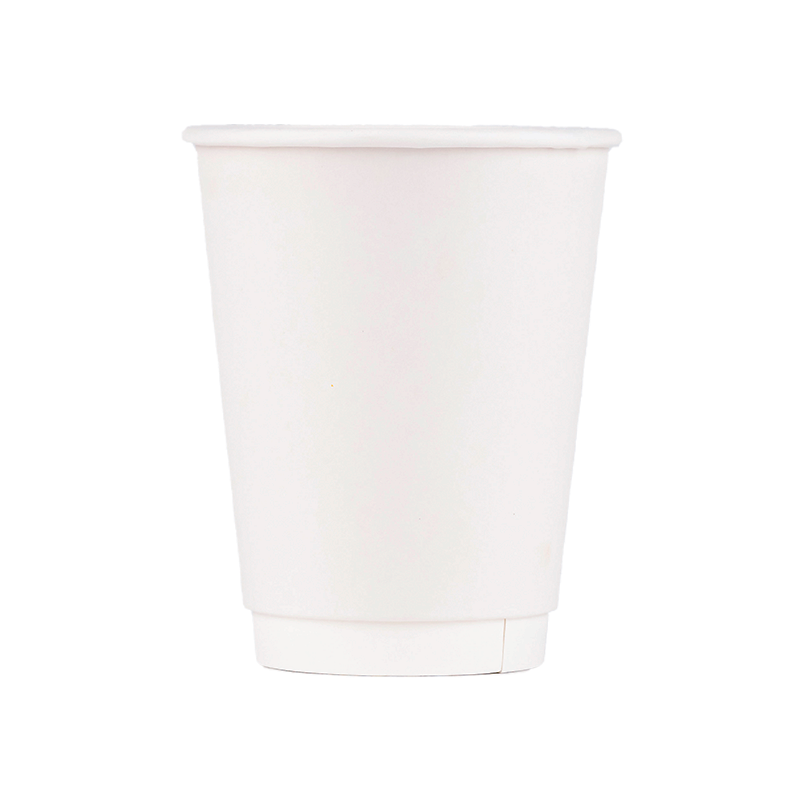 Insulated Paper Cup (12oz, Double-Wall, White), 500 Count