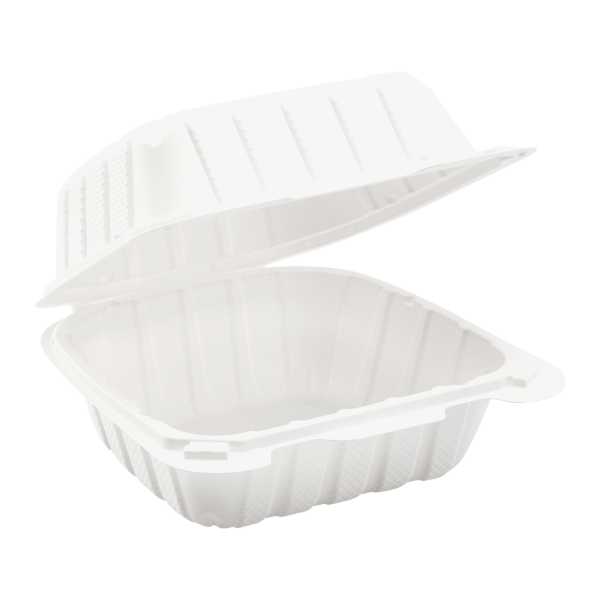 Aybak-61 Hinged PP Take-Out (6 x 6 x 3in), 250 Count