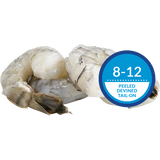 Ocean Jewel Black Tiger Shrimp 8-12 Raw P&D Tail-On 4.54kg