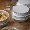 Lid - Foil 7in Round Foil Container (Standard), 500 Count