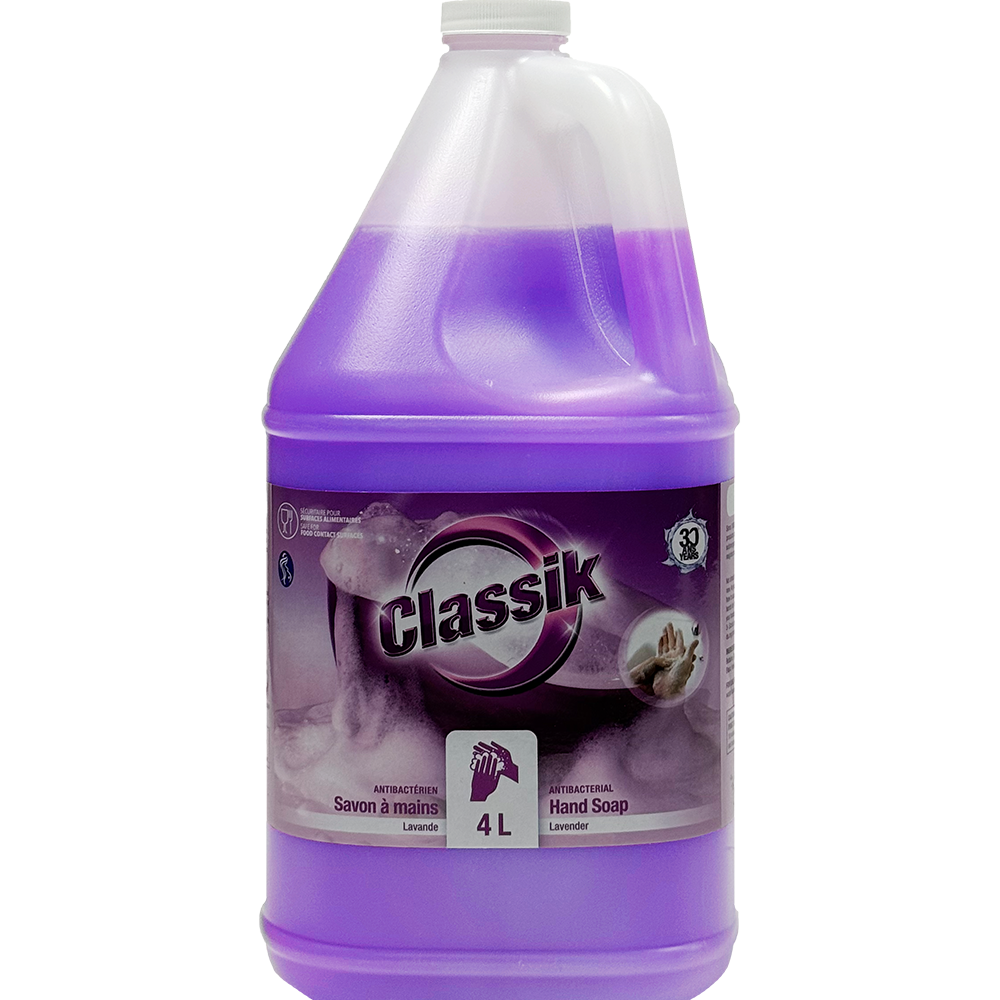 Classik Hand Soap (Lavender Scent, Antimicrobial), 4L