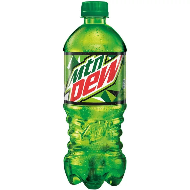 Mountain Dew Bottles 591mL, 24 Count