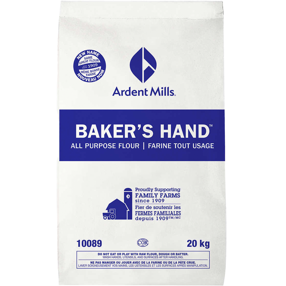 Ardent Mills Baker's Hand All-Purpose Flour Bleached, 20kg