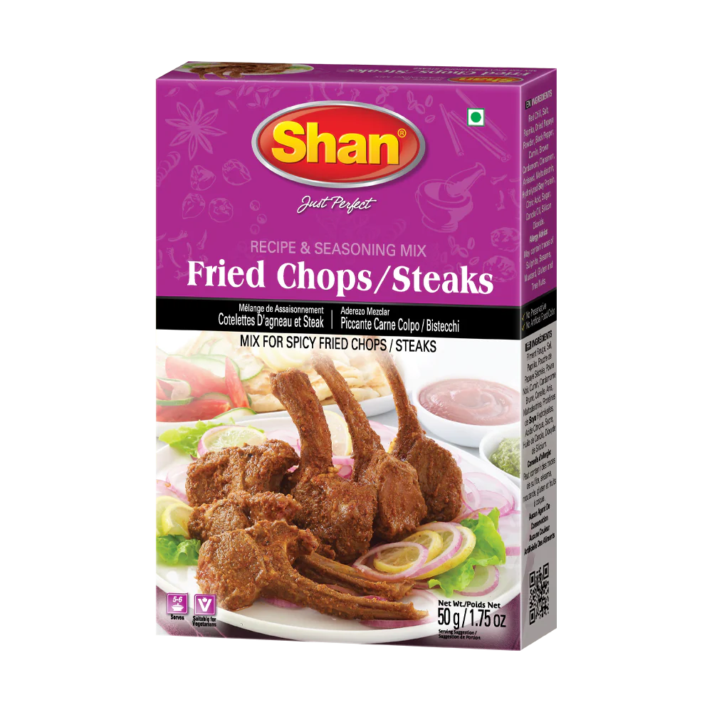 Shan Fried Chop/Steak Mix 50g, 6 Count