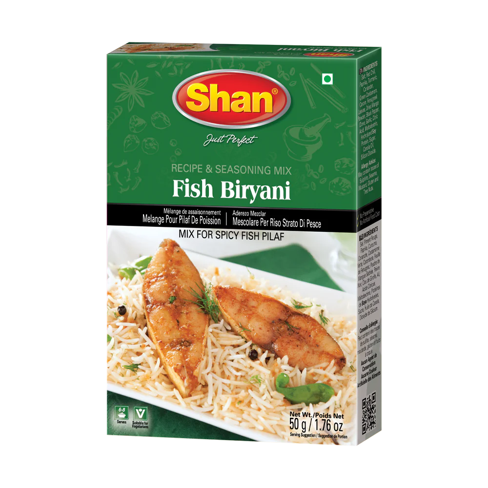 Shan Biryani Fish Mix 50g, 6 Count